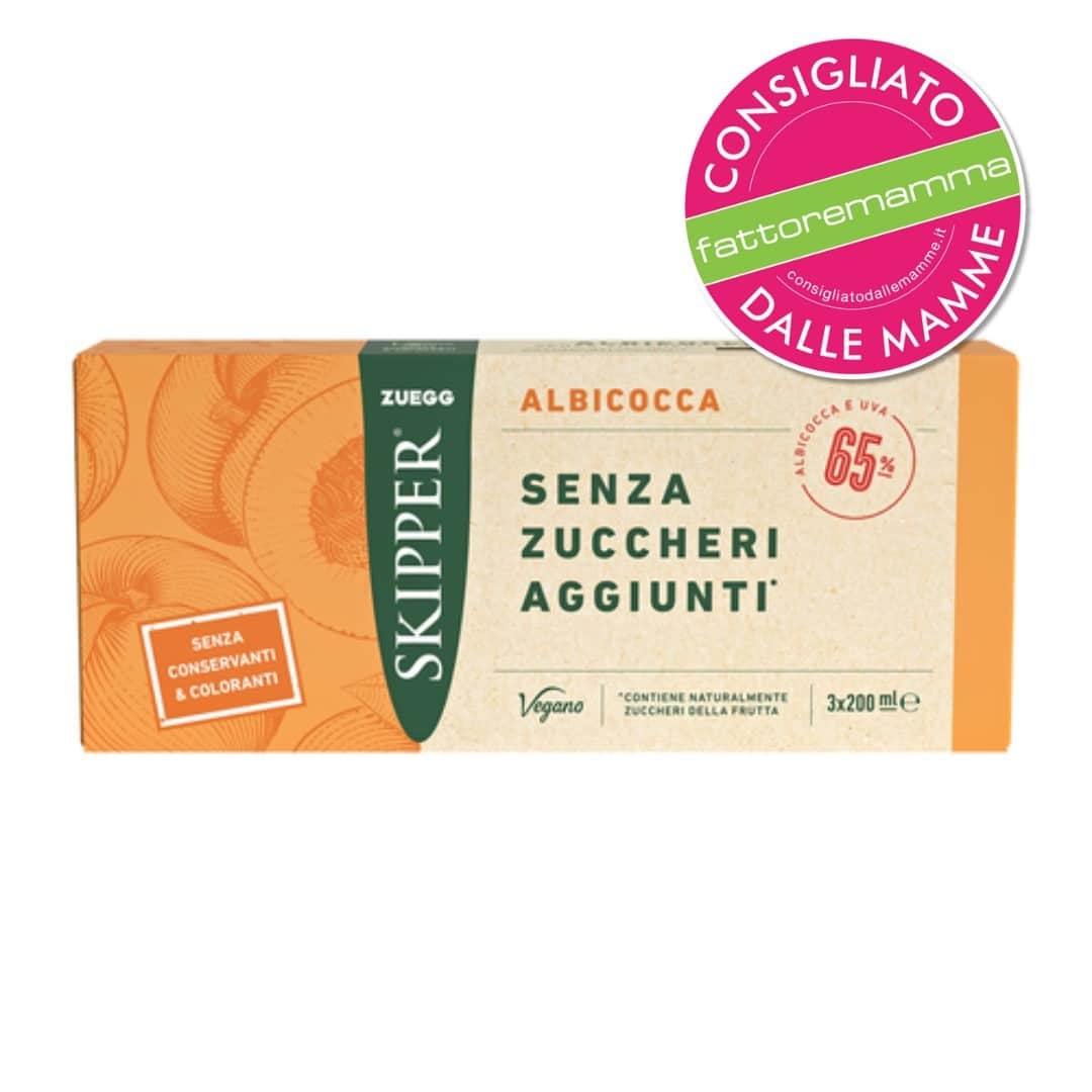 Skipper Succo di Frutta Senza Zuccheri Aggiunti - Albicocca - MammacheTest