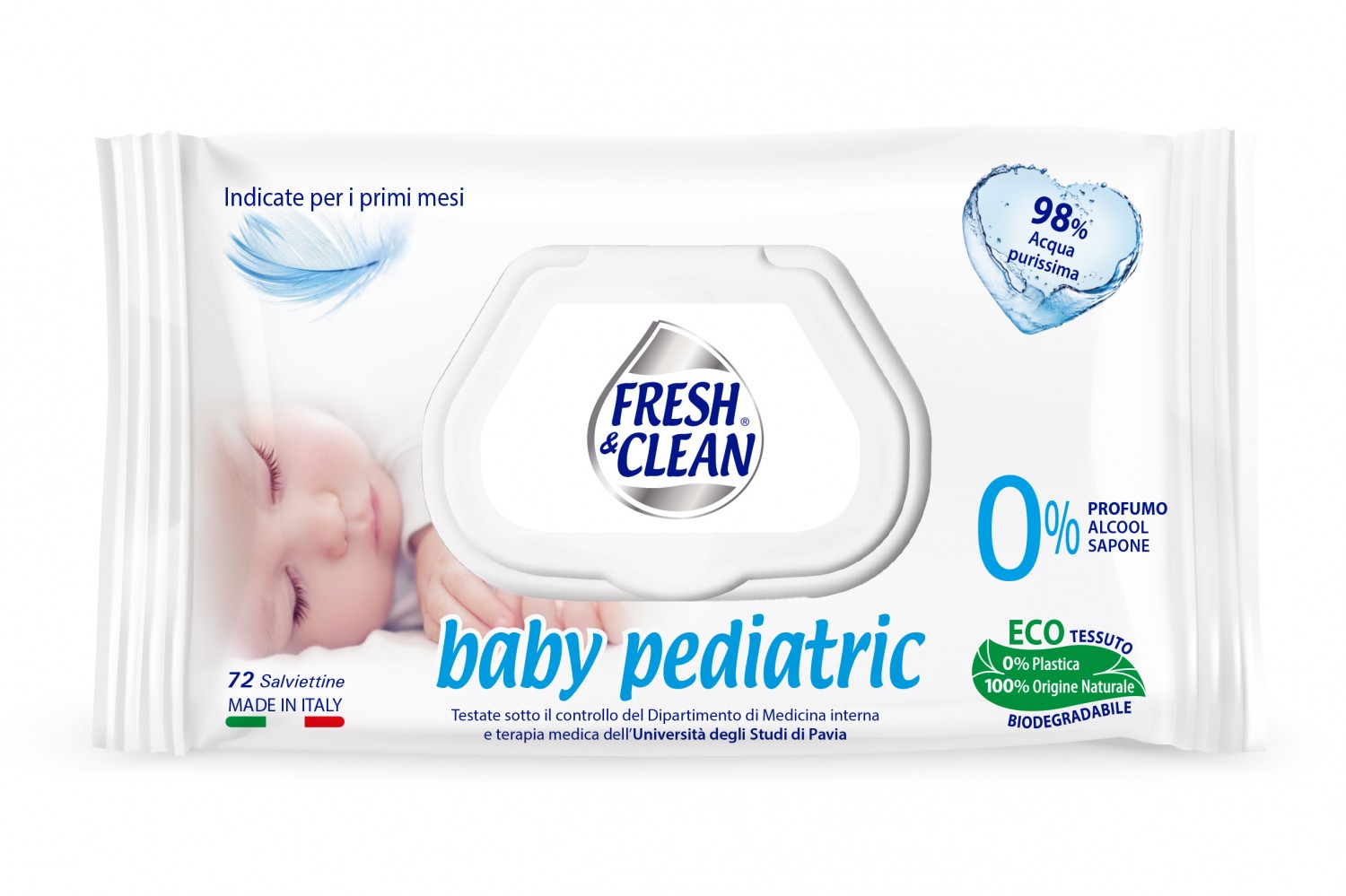Salviettine Baby Pediatric-Fresh&Clean