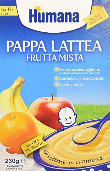 Pappa Lattea Frutta Mista - MammacheTest