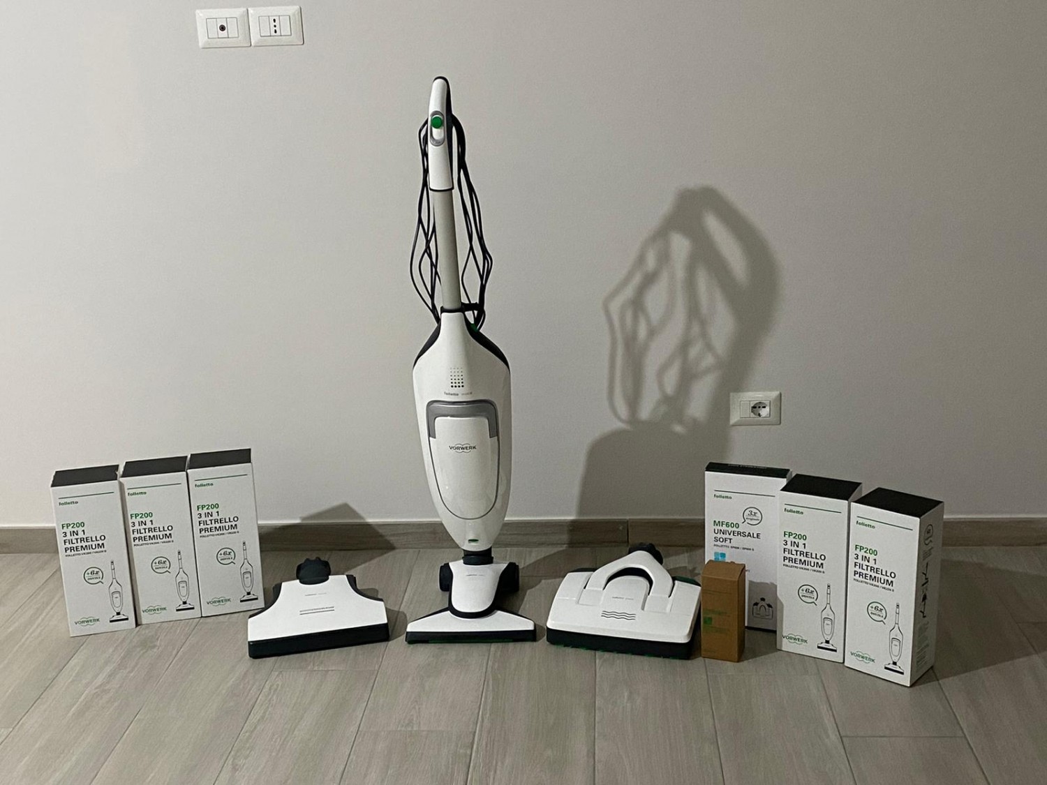 Vorwerk Folletto 3 in 1 filtrello premium vk220 / vk220 s FP200 - Casa del  Rasoio - Elettrodomestici dal 1956