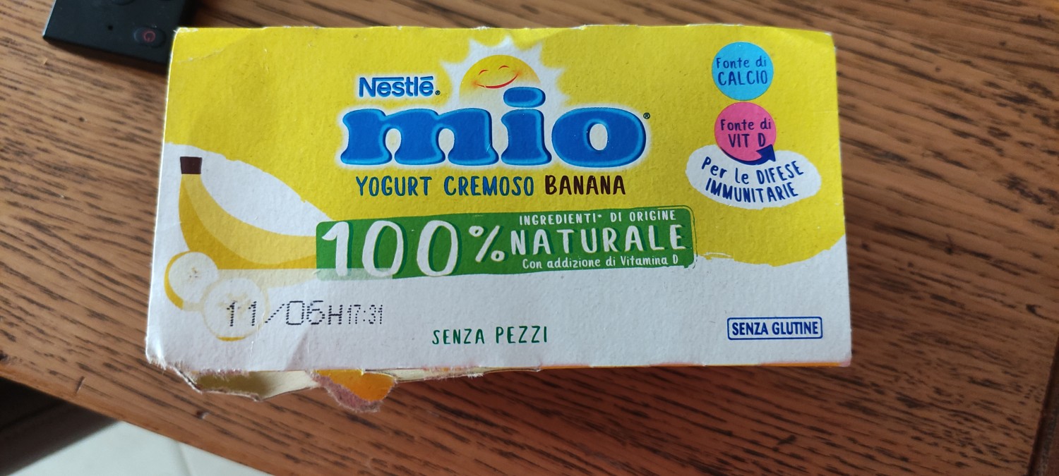 Mio Yogurt Cremoso Banana - MammacheTest