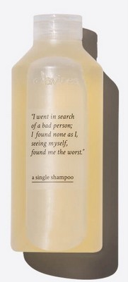 A single shampoo