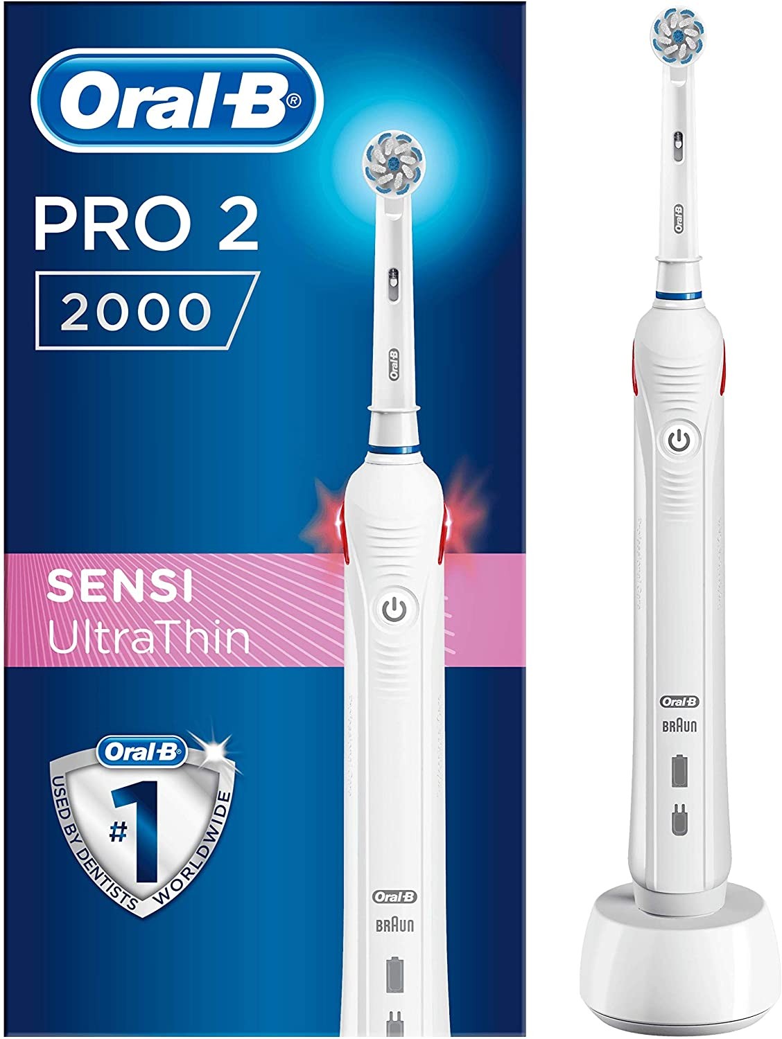 Spazzolino Elettrico Oral-B Pro 2 2000 Sensi Ultrathin - MammacheTest