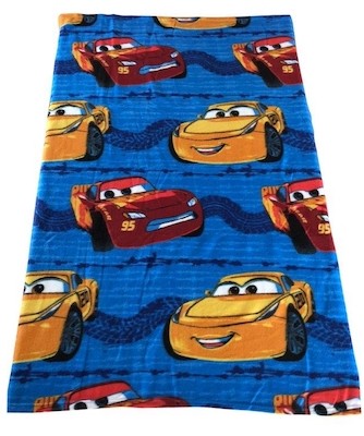 Coperta Plaid in Pile Cars Disney