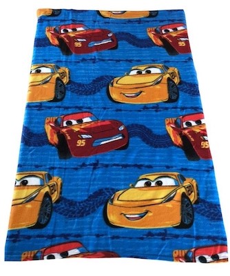 Coperta Plaid in Pile Cars Disney