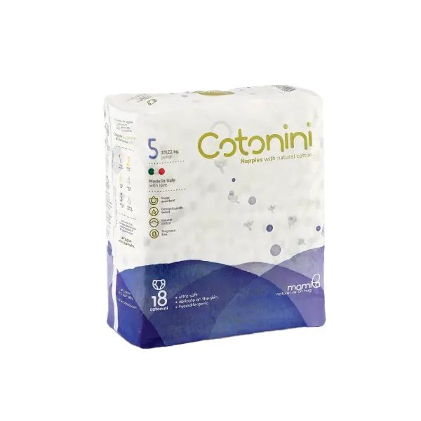 Pannolini Cotonini Classic Taglia 5 Junior (15-22 kg)