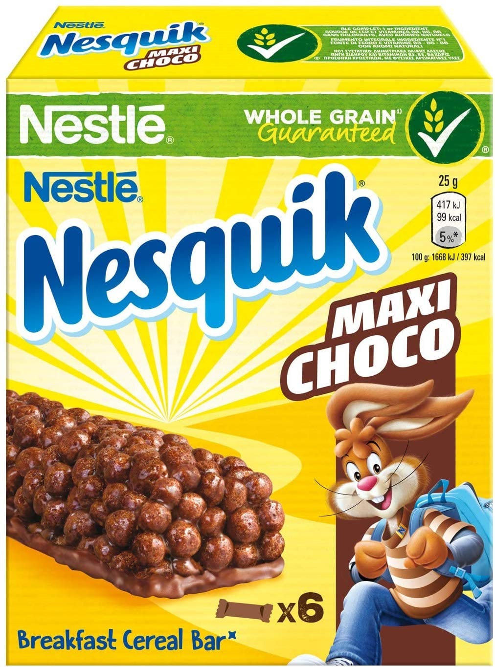 Nesquik Barretta Maxi Choco