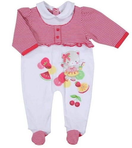 tutina-jersey-bambina ricamo-ellepi