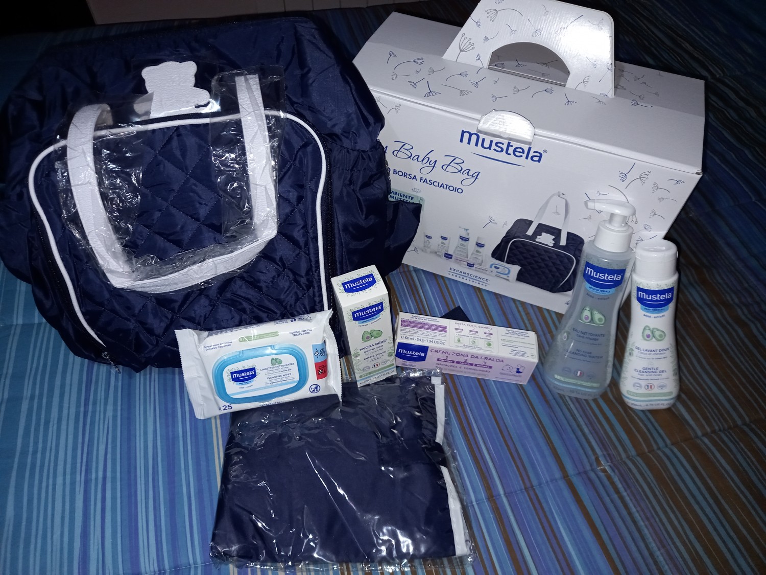 Mustela Borsa Fasciatoio kit per neonati