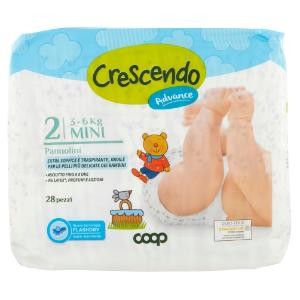 Pannolini Crescendo Coop Advance Taglia 2 Mini (3-6 kg)