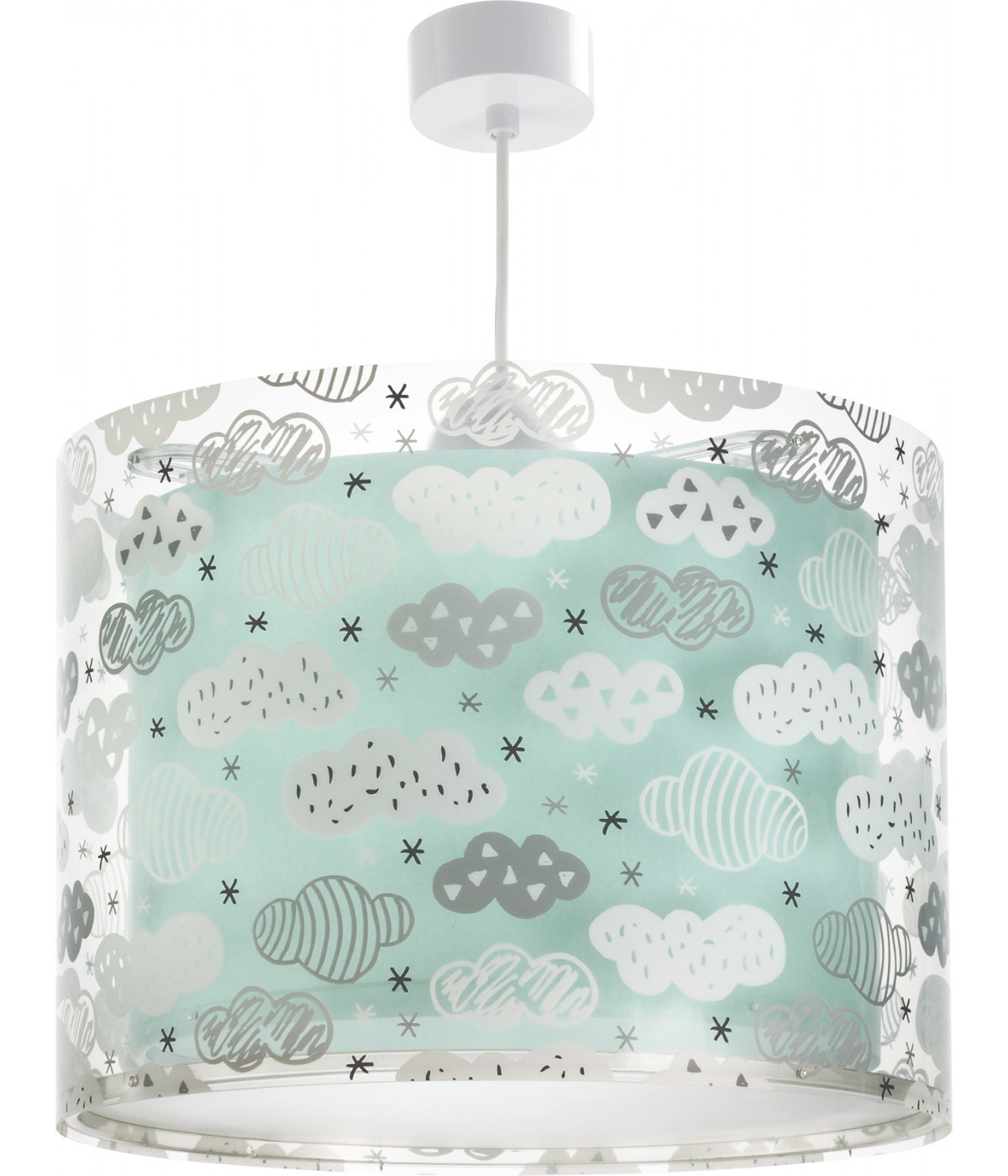 lampadario-bimba-clouds-verde