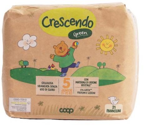 Pannolini Crescendo Coop Green Taglia 5 Junior (11-026
