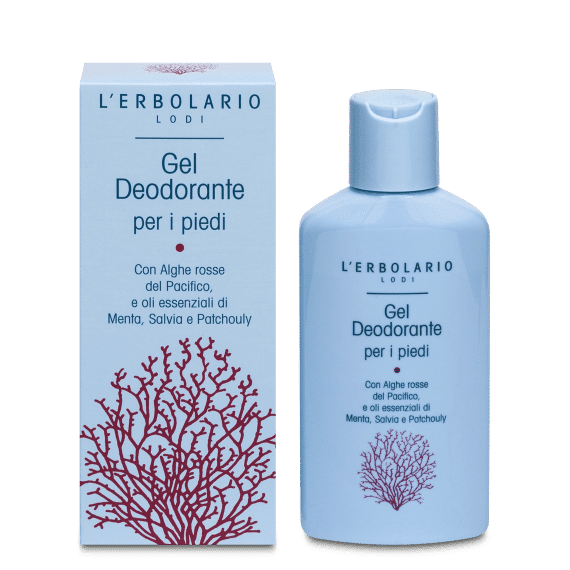 gel deodorante per i piedi