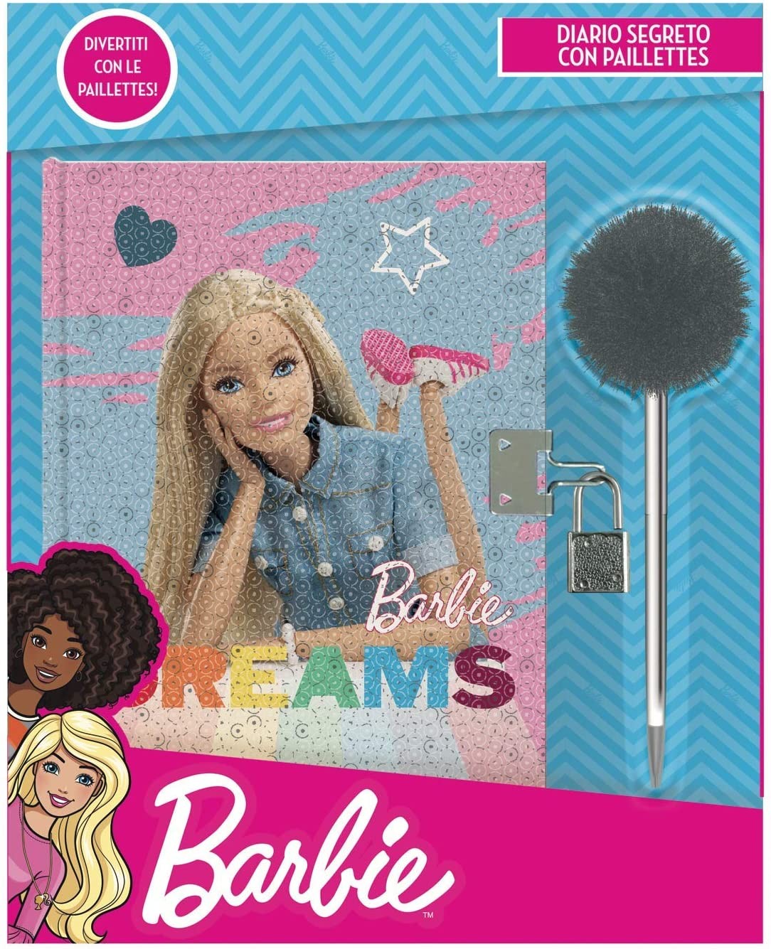 Diario Segreto con Paillettes Barbie
