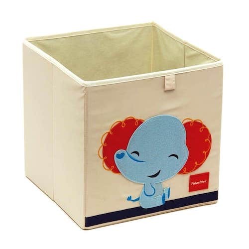 scatola portagiochi elefantino