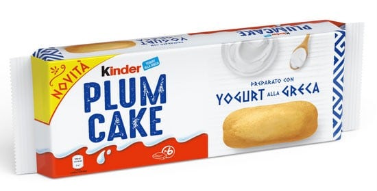 kinder Plum cake yogurt greco