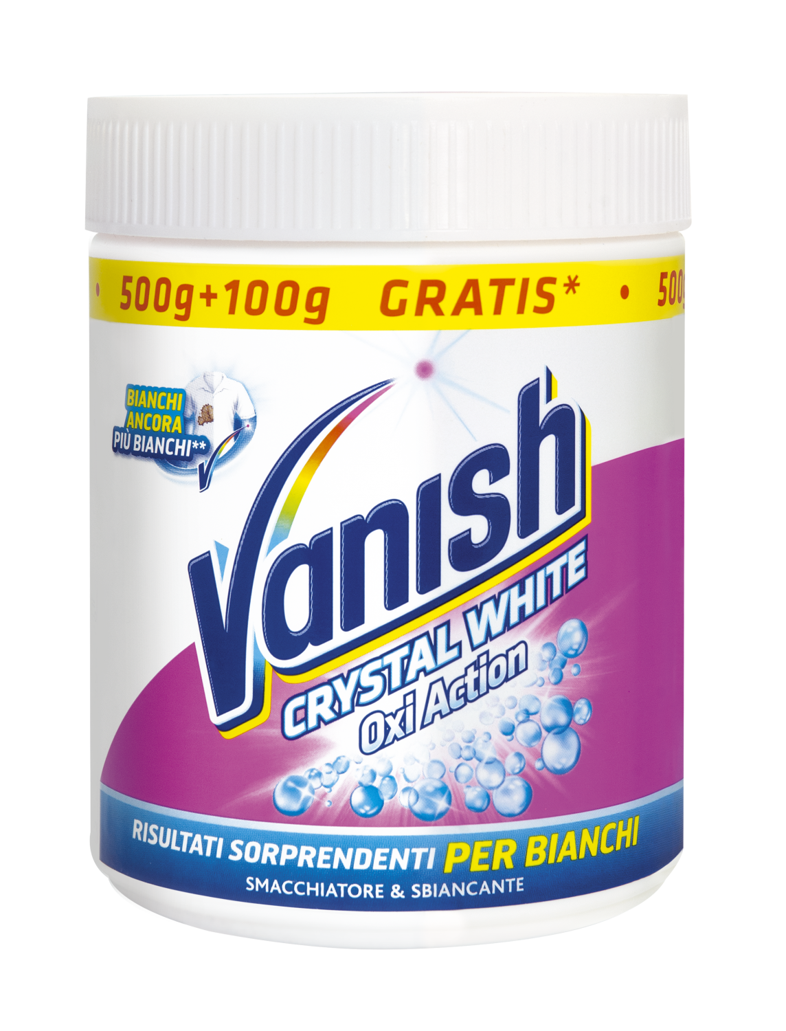 Vanish Oxi Action Crystal White Polvere