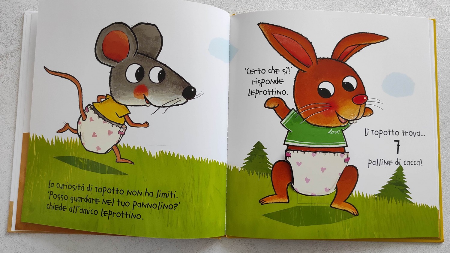 POSSO GUARDARE NEL TUO PANNOLINO? Libro per bambini divertente - Dai 2 anni  in su 