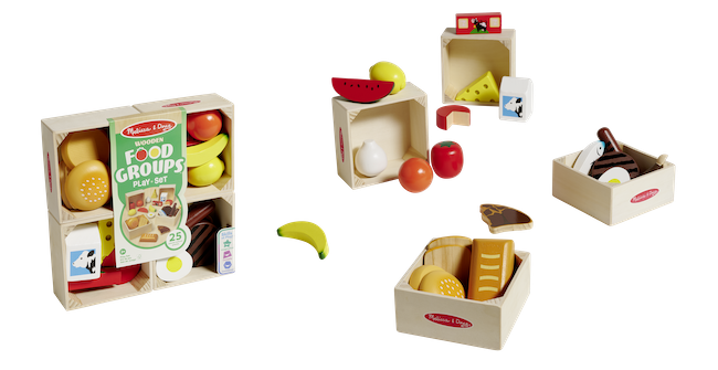 Food Groups - Wooden Play Food- Melissa&Doug Food Groups - Wooden Play Food- Melissa&Doug
