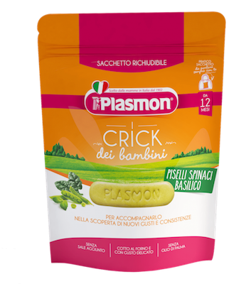 crick dei bambini piselli spinaci basilico