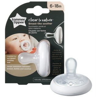 2 Ciucci Ortodontici In Silicone Naturale - Simili Al Seno Per Neonati 0-6 Mesi, Senza BPA