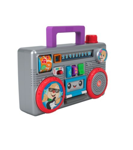 Fisher-Price – Ridi & Impara Stereo Baby DJ – Edizione multilingue, gioco  attività musicale con contenuti didattici per neonati e bambini piccoli,  Giocattolo per Bambini 6+ Mesi, HHX10 – Giochi e Prodotti
