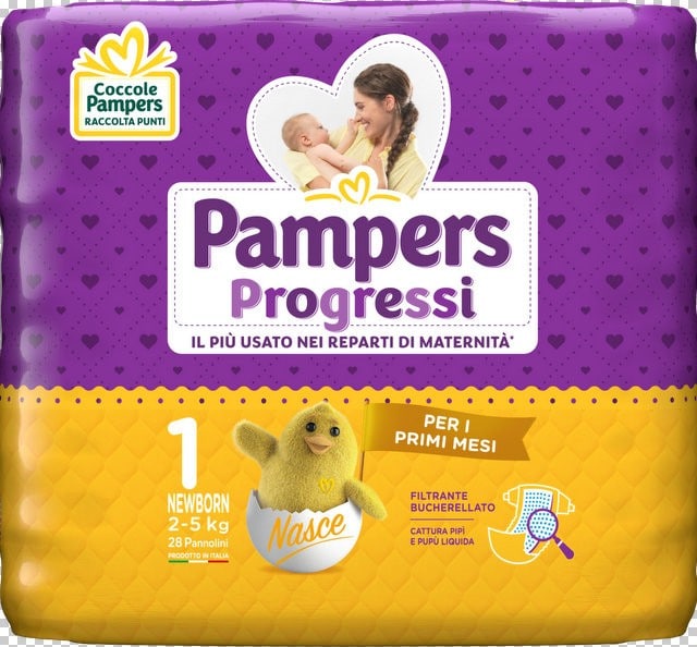 Pampers Progressi NewBorn taglia 1