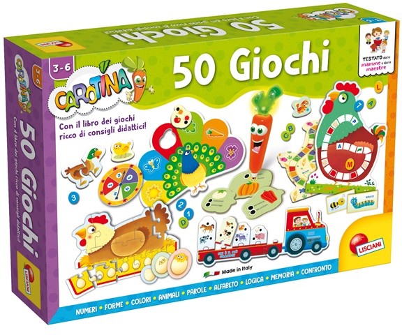 Carotina Penna Parlante 50 Giochi