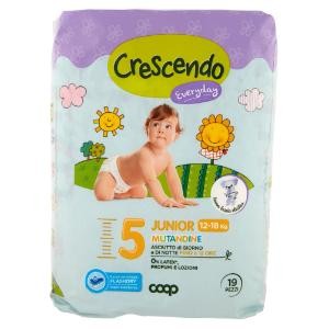 Mutandine Crescendo Coop Everyday Taglia 5 Junior (12-18 kg)