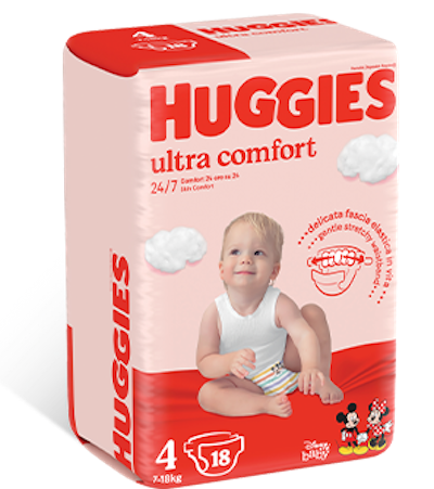 Pannolini Ultra Comfort Taglia 4 - Huggies