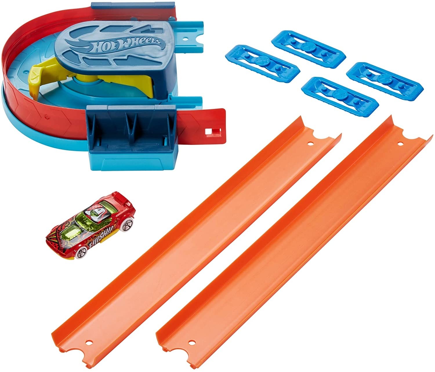 Hot Wheels Track Builder Propulsore Super Curve