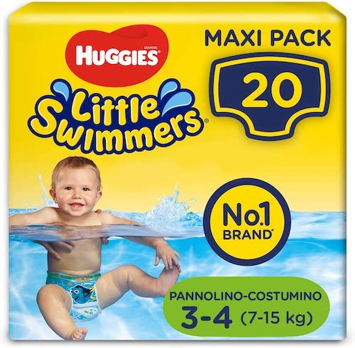 Little Swimmers Pannolini-Costumino Taglia 3-4 Huggies