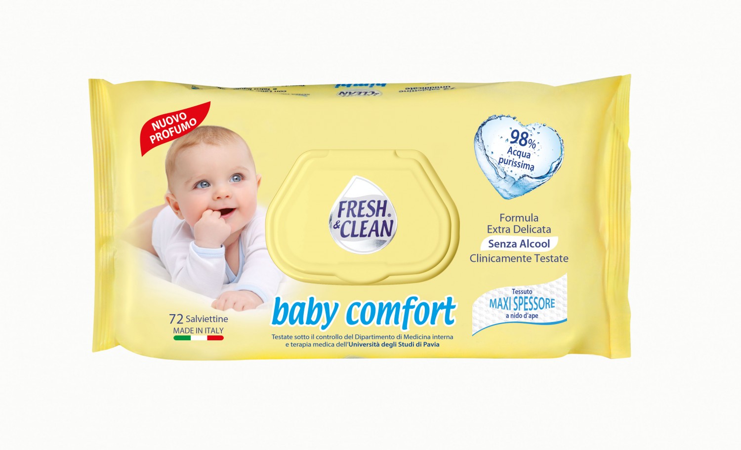 Salviettine-Baby-Comfort-Fresh&Clean