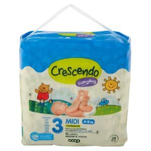 Pannolini Crescendo Coop Everyday Taglia 3 Midi (4-9 kg)