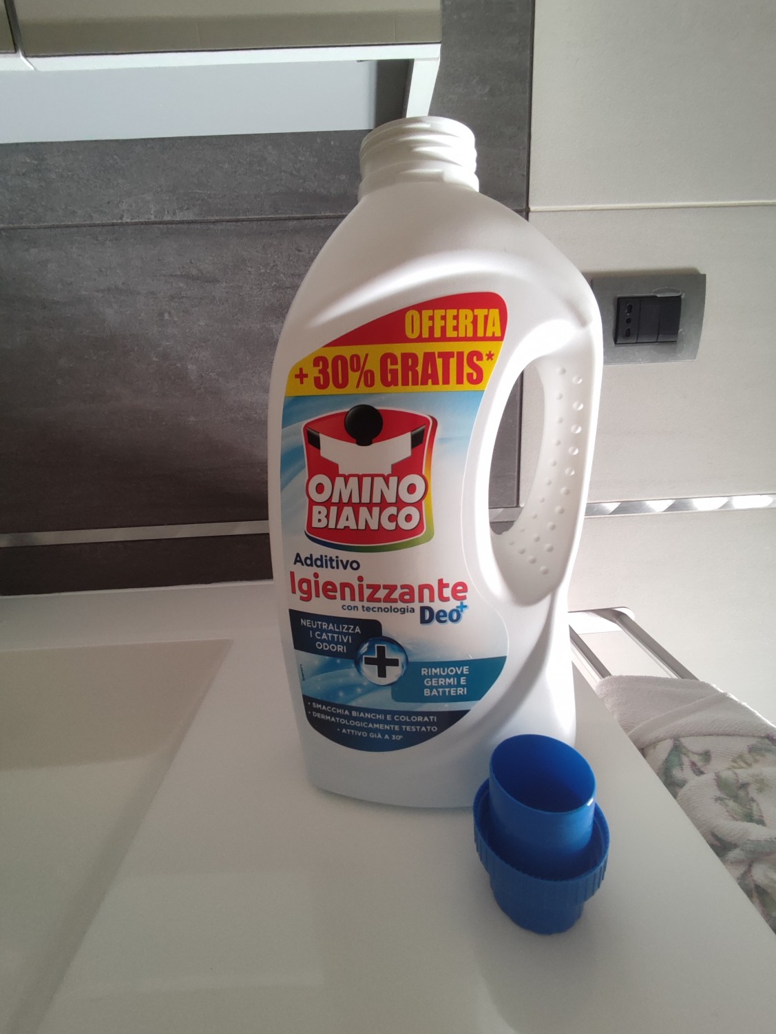 Omino Bianco Additivo Igienizzante Liquido - MammacheTest