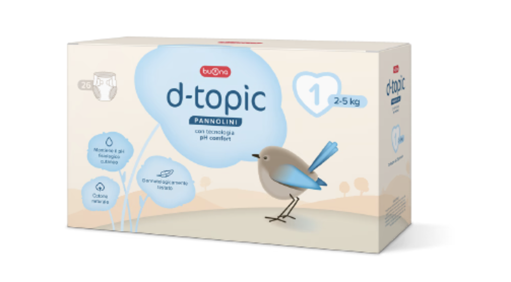 Pannolini D-Topic Taglia 1