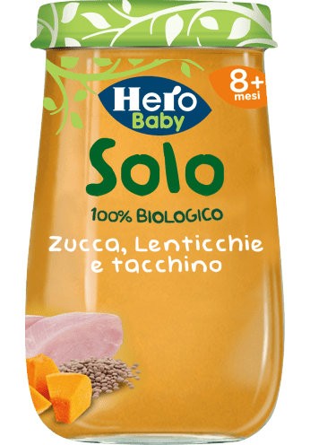 Omogeneizzato zucca-lenticchie-tacchino