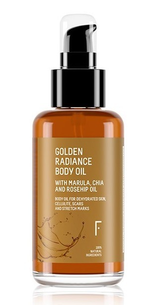 Golden radiance body-oil