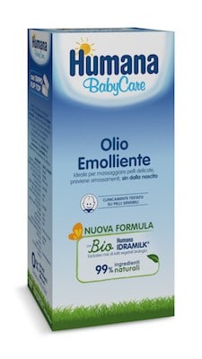 olio emolliente Humana Baby care