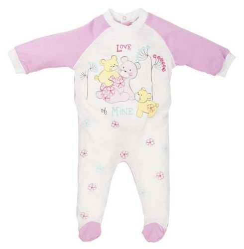 Tutina Neonata in Jersey di Cotone Love Mine