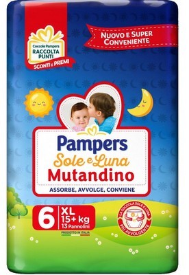pampers-pannolini-mutandino-soleluna-xl-15-kg-tagl6-13-pz