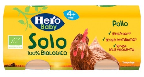 Omogeneizzato Pollo Biologico Hero baby