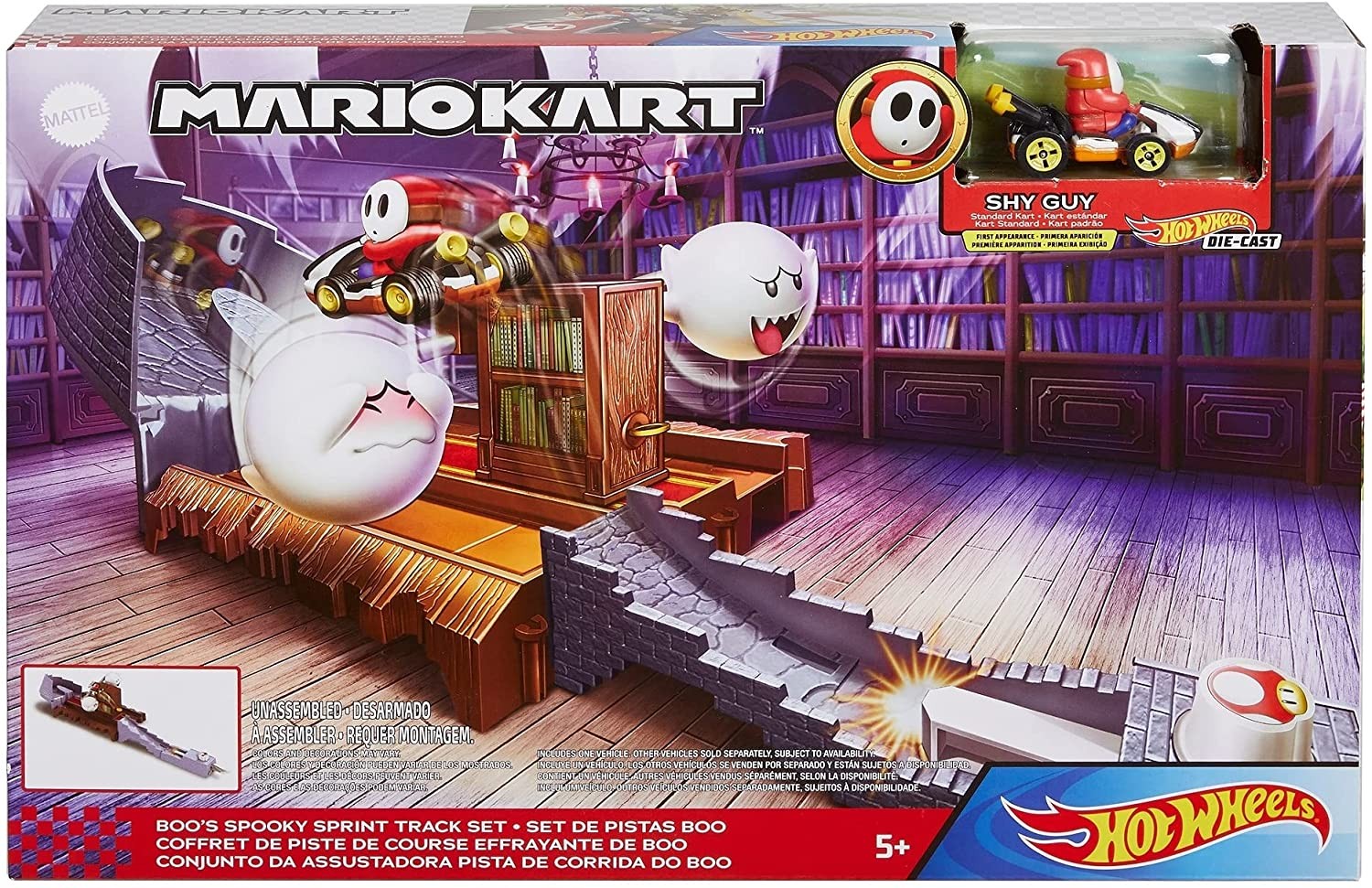 Hot Wheels Mario Kart - Set Pista Boo's Spooky Mattel