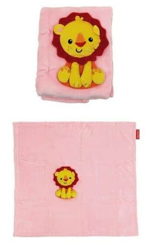 Copertina Peluche Leoncino Rosa