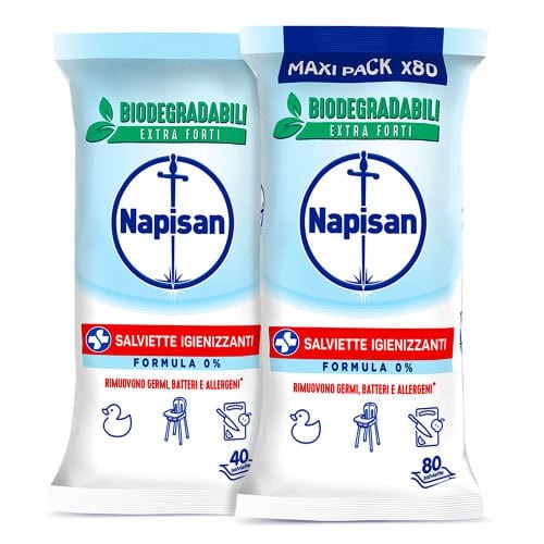 Salviette Igienizzanti Biodegradabili Formula 0% - MammacheTest