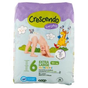 Mutandine Crescendo Coop Everyday Taglia 6 Extra Large (15+ kg)