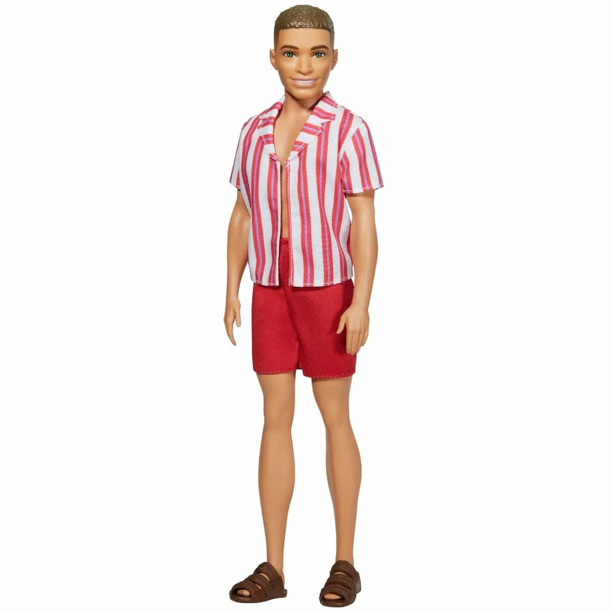 Barbie-Bambola-Ken-Anniversario-in-Look-da-Spiaggia-Retro - Mattel