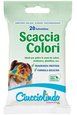 salviette scaccia colori ciucciolindo