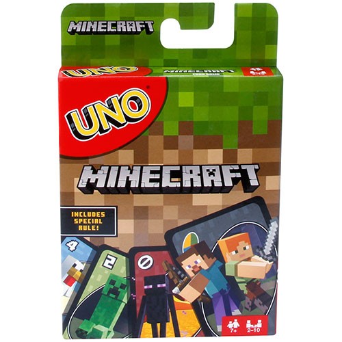 Carte Uno Minecraft