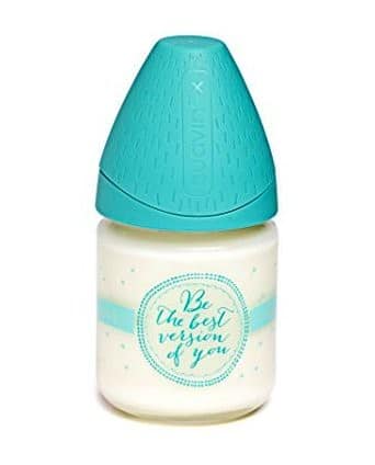Biberon 3 Posizioni Silicone e Vetro 120 ml